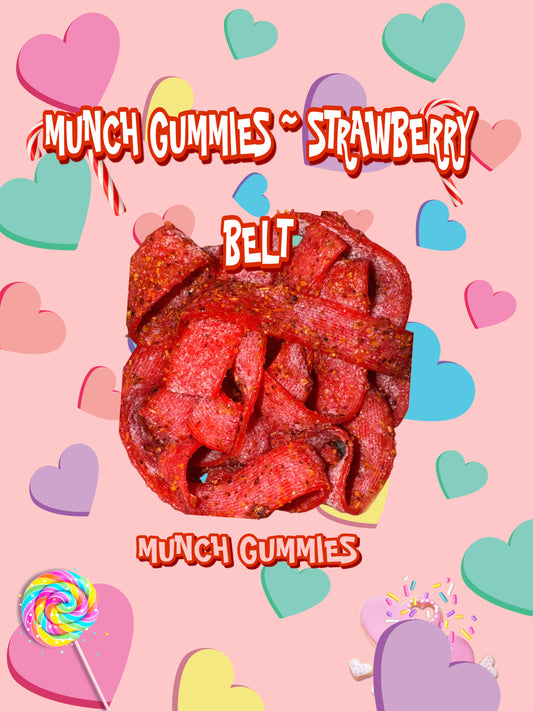 Chamoy strawberry belts 🍓